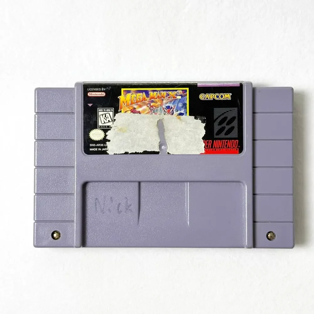 Mega Man X3 SNES Super Nintendo Tested / Authentic
